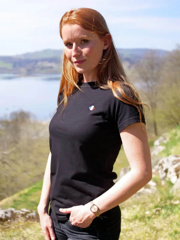 Damen T-Shirt L'Authentique Schwarz
