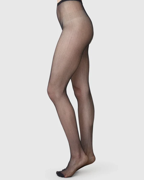 Elvira schwarze Netzstrumpfhose