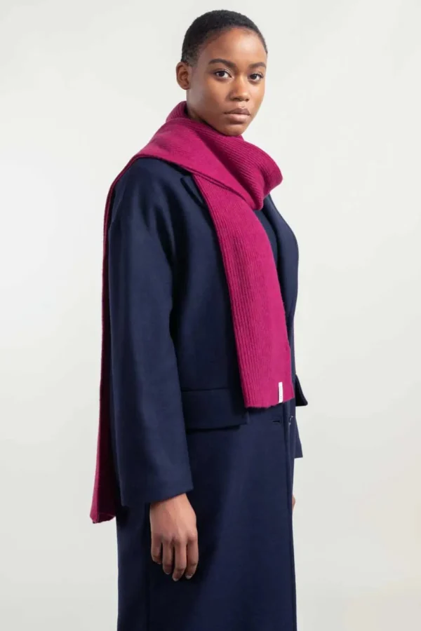 Federico Fuchsia Unisex-Kaschmirschal