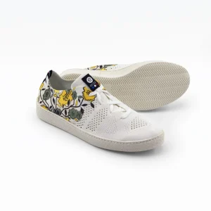 Flowers Yellow Sneakers