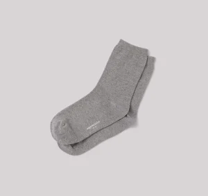 Graue Socken aus Bio-Baumwolle im Duo-Pack