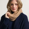 Halswärmer aus recyceltem Kaschmir Leopoldo Beige