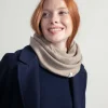 Halswärmer aus recycelter Wolle Mima Beige