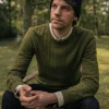 Herren Pullover Tilleul Grün