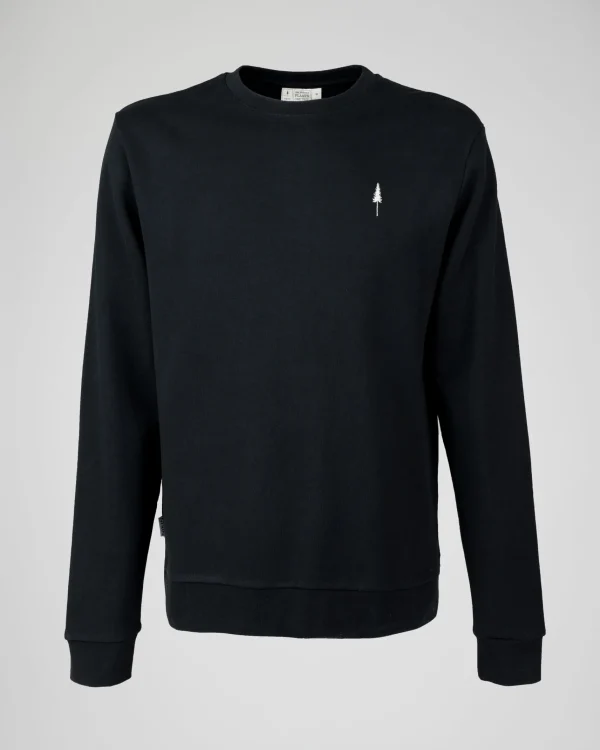 Herren Sweatshirt aus Bio-Baumwolle TreeSweater Schwarz