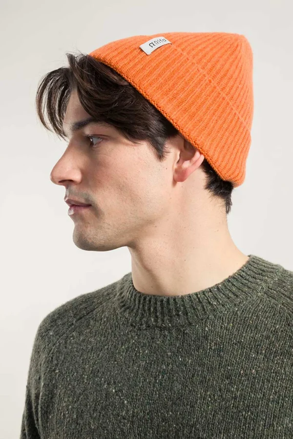 Kaschmirmütze Marcello orange