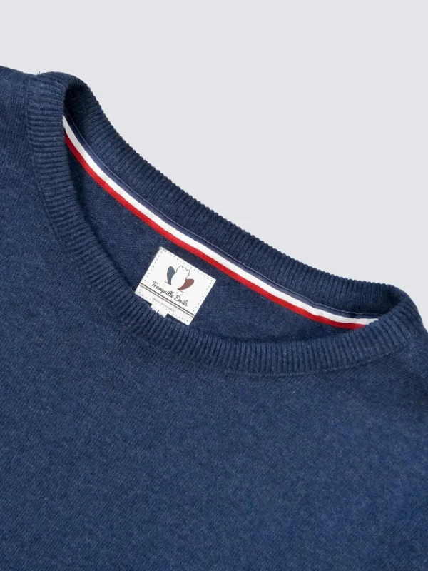 Le Délicat Herrenpullover Blau