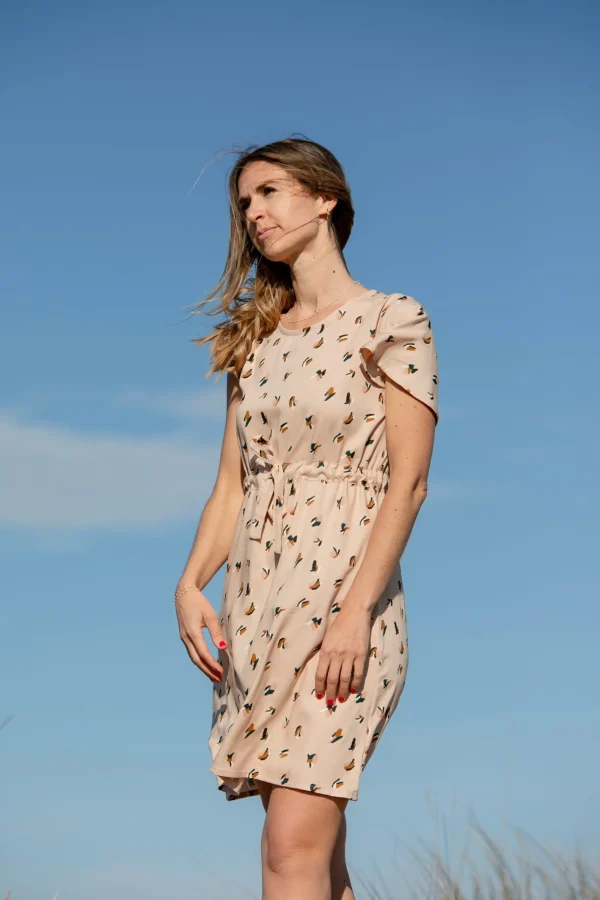 Leichtes Skaterrkleid Costa Blush