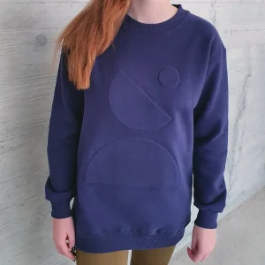 Lockeres Damen-Sweatshirt Arya Navy