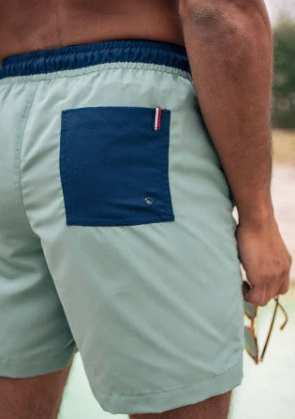 Recycelte Badeshorts Plongeon Green