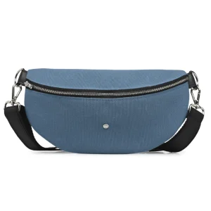 Upcycelt Gürteltasche Blau