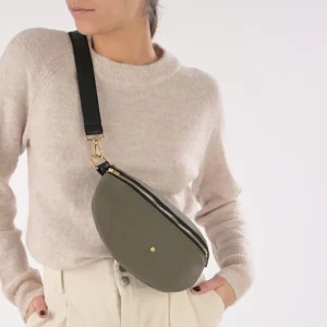 Upcycelt Gürteltasche Khakii