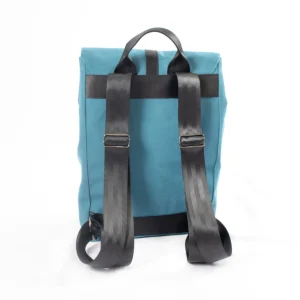 Upcycled Urbaner Rucksack  - Blau